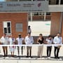 Claudia Sheinbaum inaugura Bachillerato Nacional en Yucatán acompañada de un robot
