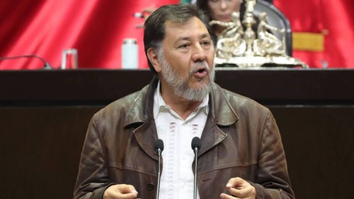 Gerardo Fernández Noroña menciona que la ley prohíbe que un solo partido tenga dos tercios de las cámaras, pero refiere que en coalición es legal. / Foto: Especial