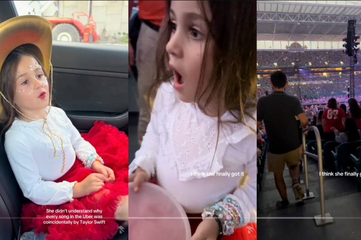 Mamá lleva a su hija al ‘The Eras Tour’ de Taylor Swift de sorpresa: ¡así reaccionó la pequeña!