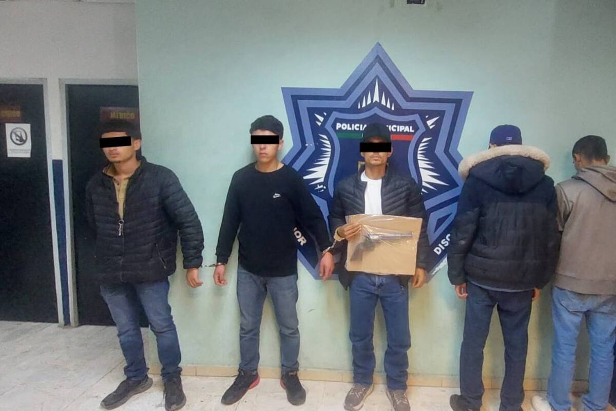 Capturan a banda de presuntos asaltantes en CO; tres son menores de edad