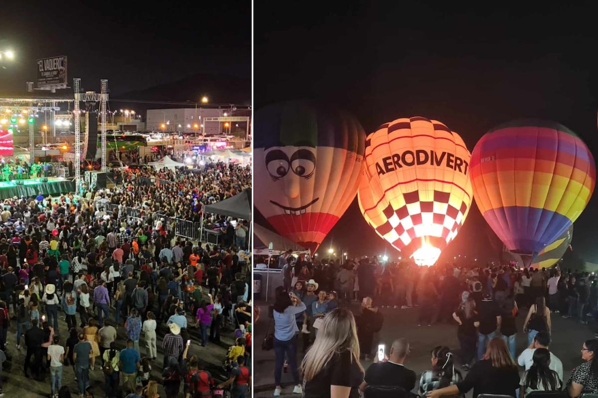 Tacos, globos y cumbia: así se vivió el festival del globo en Hermosillo