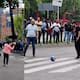 Mientras amenaza con boicotear el Mundial 2026, la CNTE organiza partido de futbol en Paseo de la Reforma