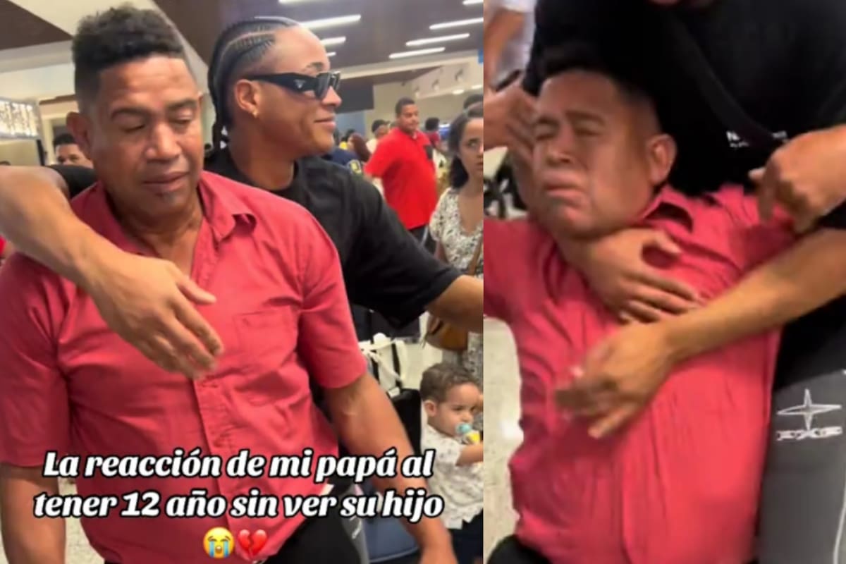 “Estuvieron más de 12 años sin verse”: hombre se vuelve viral tras desmayarse en el reencuentro con su hijo