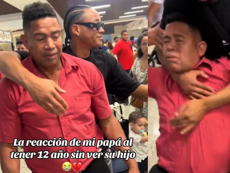 “Estuvieron más de 12 años sin verse”: hombre se vuelve viral tras desmayarse en el reencuentro con su hijo