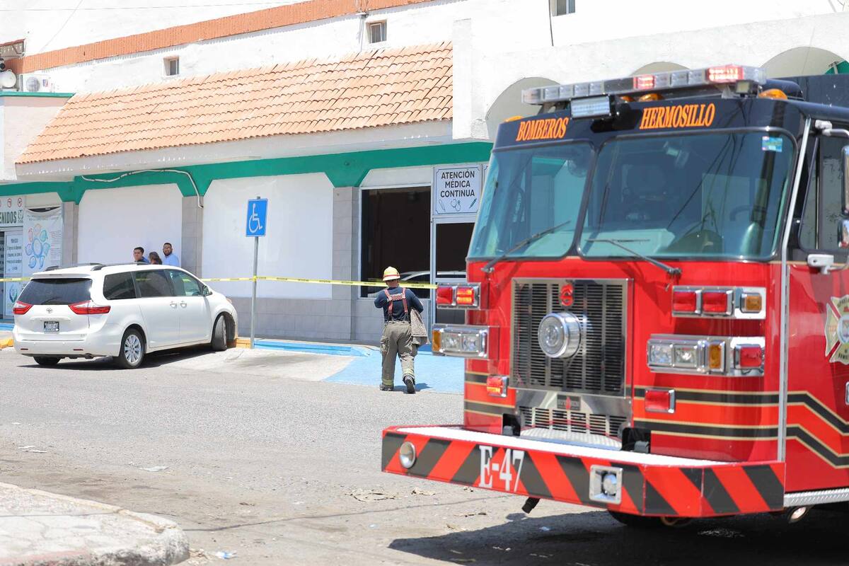 Evacúan a personas en UMF No. 2 del IMSS de Hermosillo por conato de incendio en el aire acondicionado