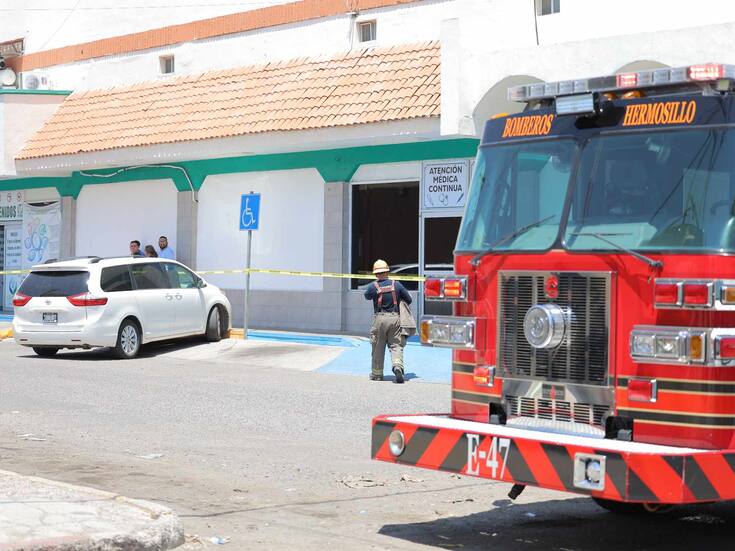 Evacúan a personas en UMF No. 2 del IMSS de Hermosillo por conato de incendio en el aire acondicionado