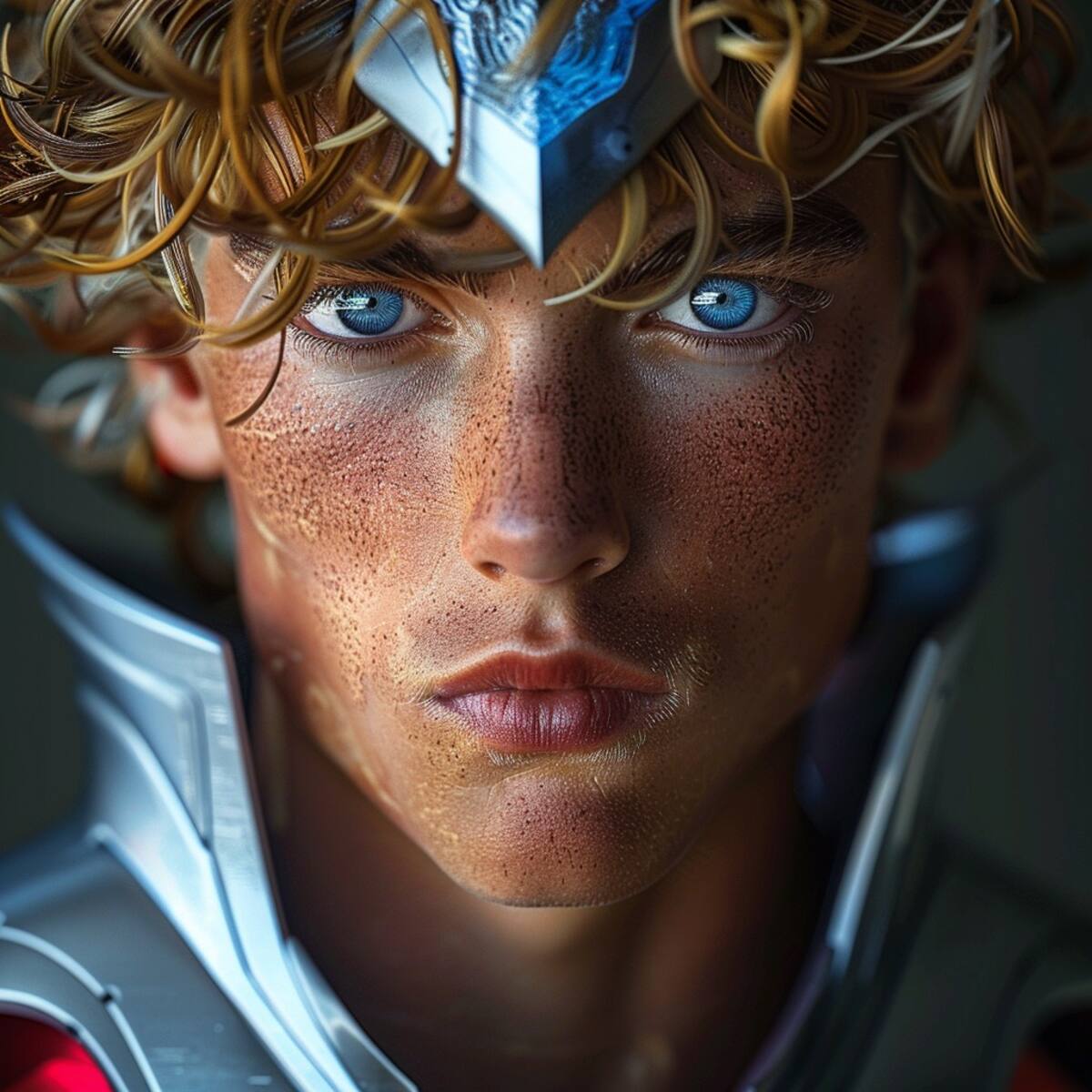 Hagen de Merak renace con un rostro hermoso según la visión de la inteligencia artificial de Midjourney.