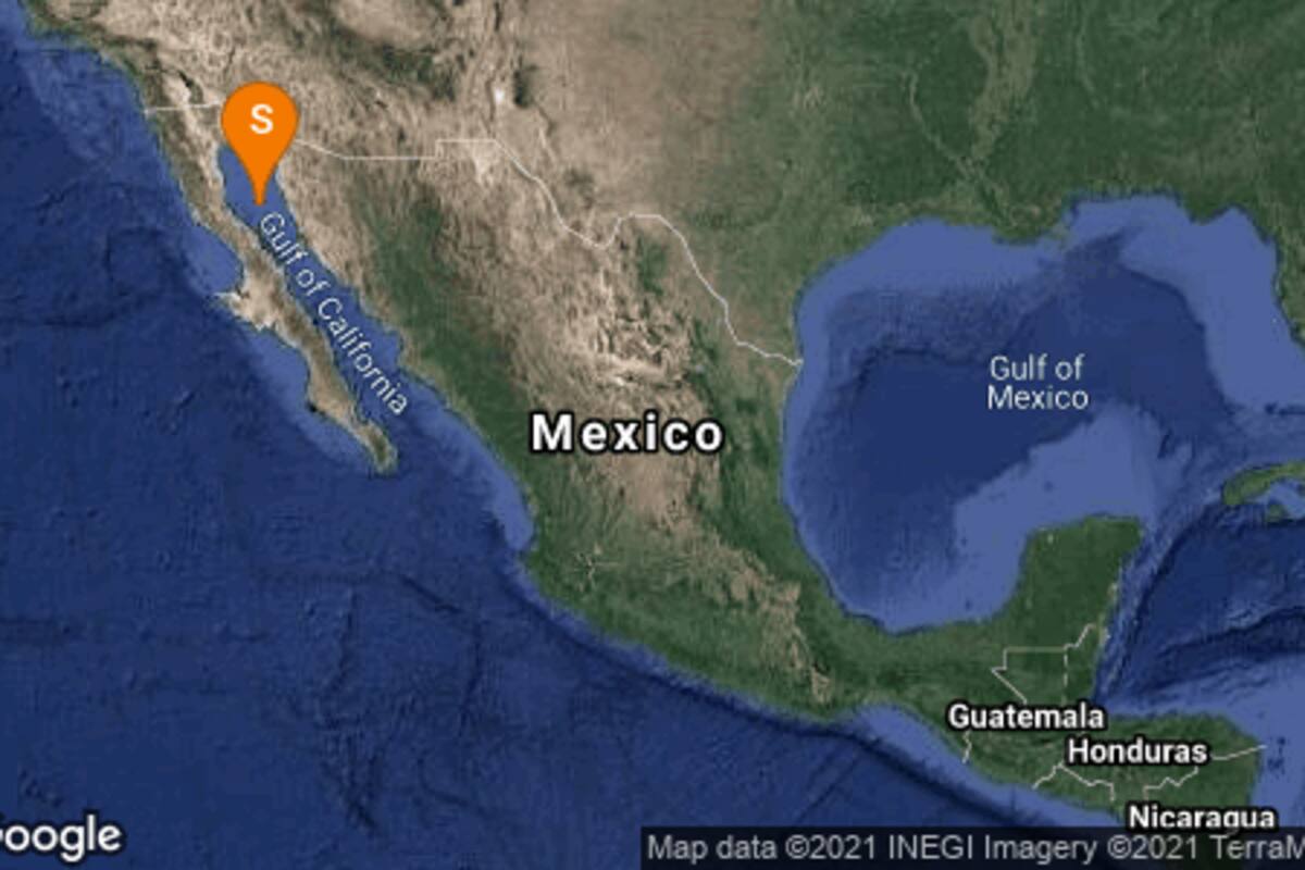 Reportan sismo de 4.6 grados cerca de Puerto Peñasco