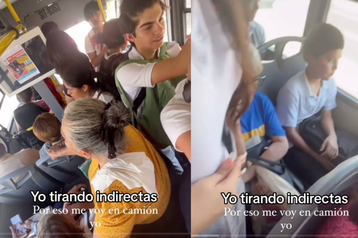 Señora EXPLOTA porque nadie le dio el asiento en el transporte público (VIDEO)