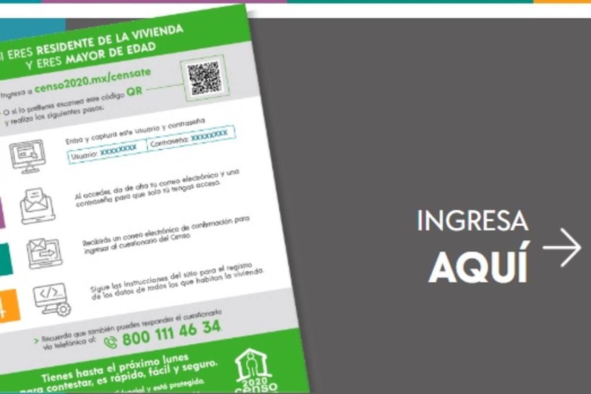 INEGI ofrece censo en línea ante COVID-19