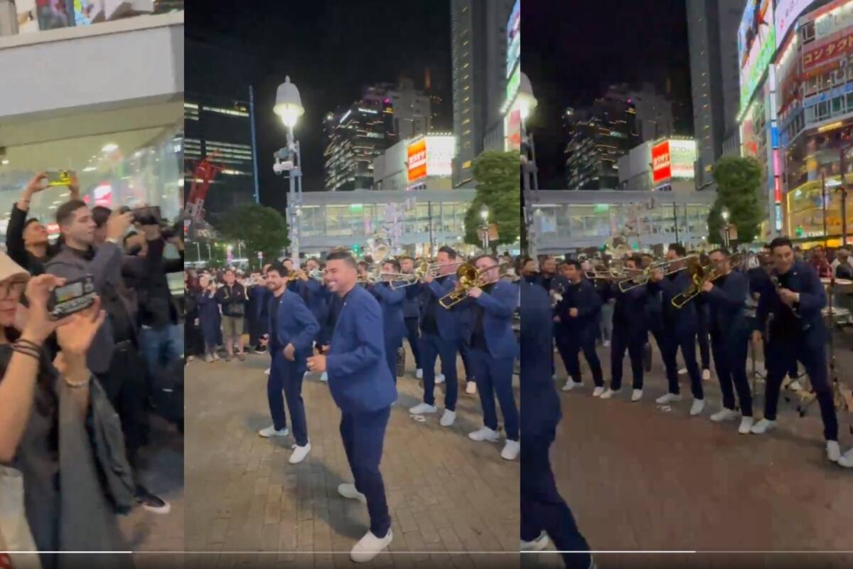 La Banda El Recodo hace mini concierto en las calles de Tokio, Japón, y los detiene la policía, aseguran