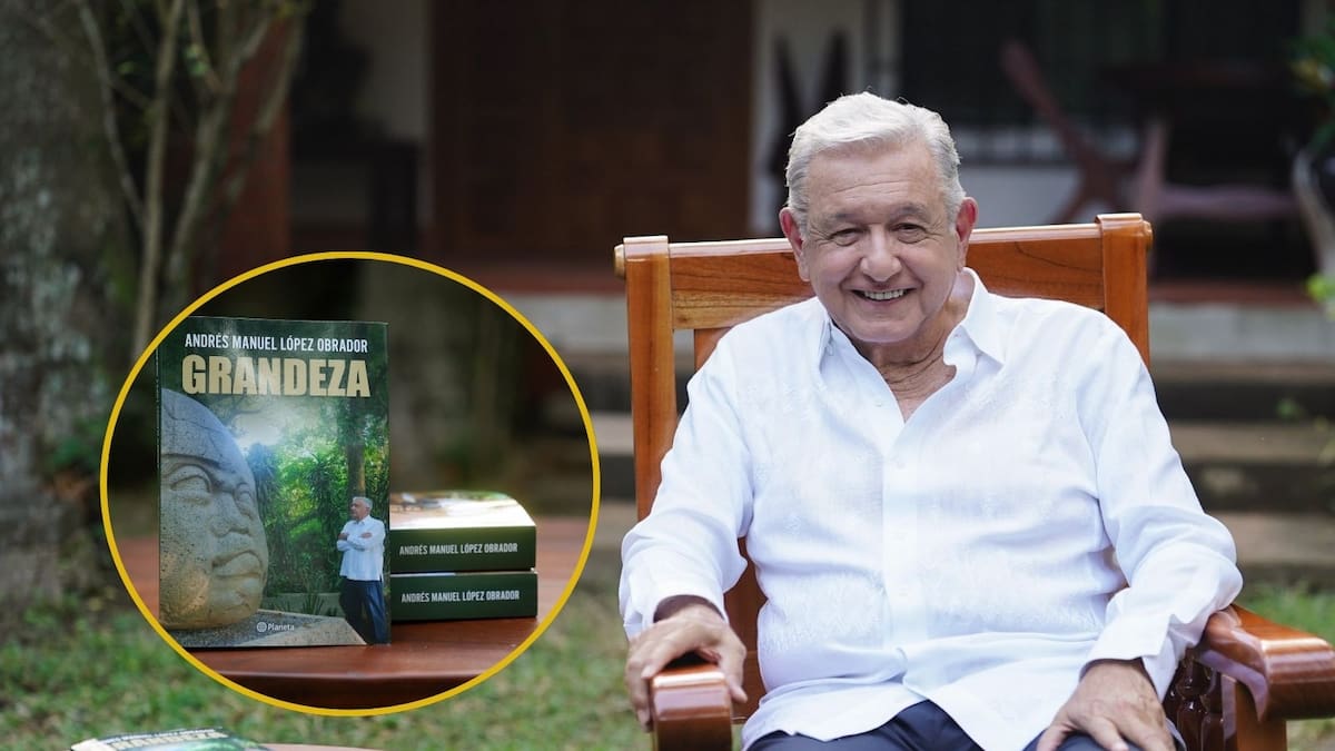 AMLO reaparece y presenta “Grandeza” en vivo mientras explica por qué escribió su nuevo libro