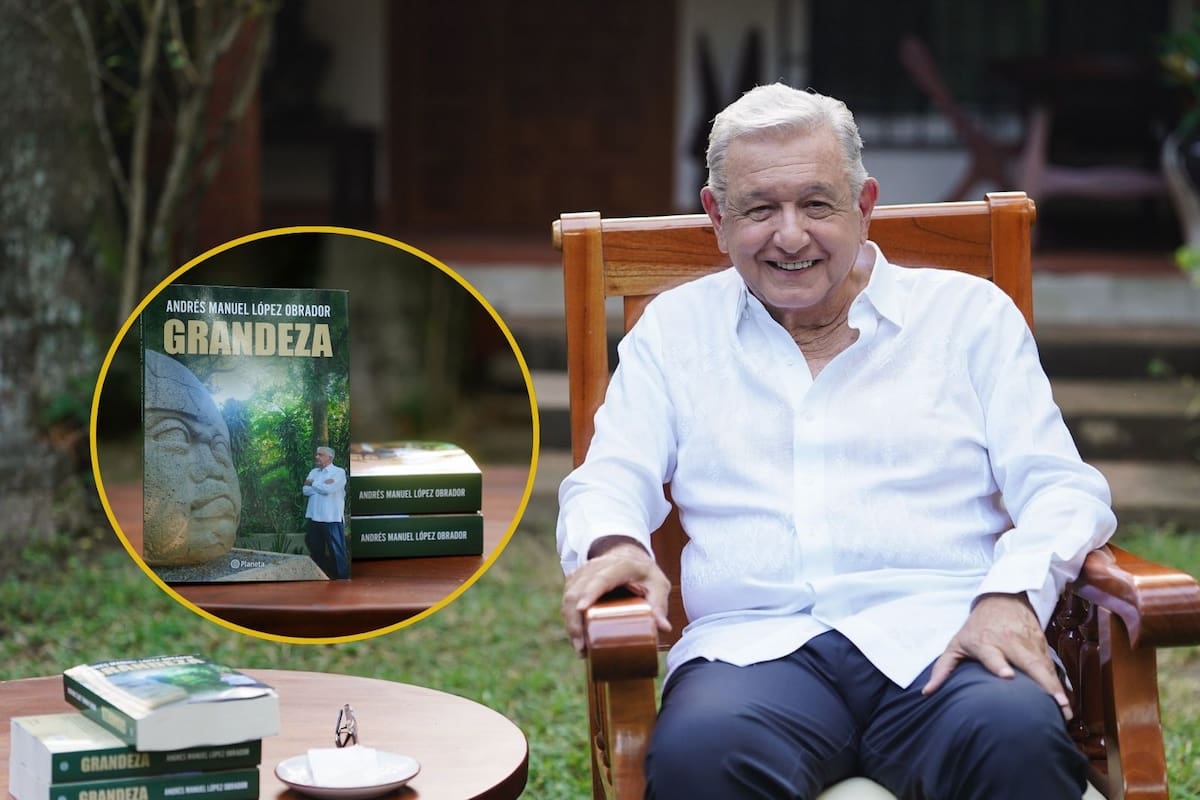 AMLO reaparece y presenta “Grandeza” en vivo mientras explica por qué escribió su nuevo libro