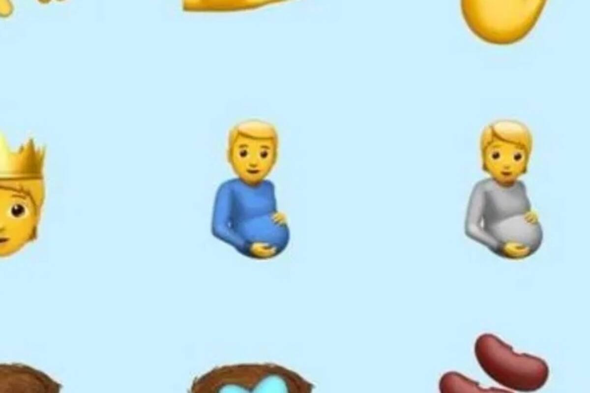 El emoji de hombre embarazado y persona embarazada llegarán a los iPhone