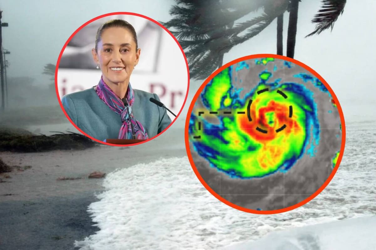 Sheinbaum pide estar atentos a efectos del huracán Trudy ante pronóstico de lluvias en Colima, Michoacán, Jalisco, Nayarit y Guerrero