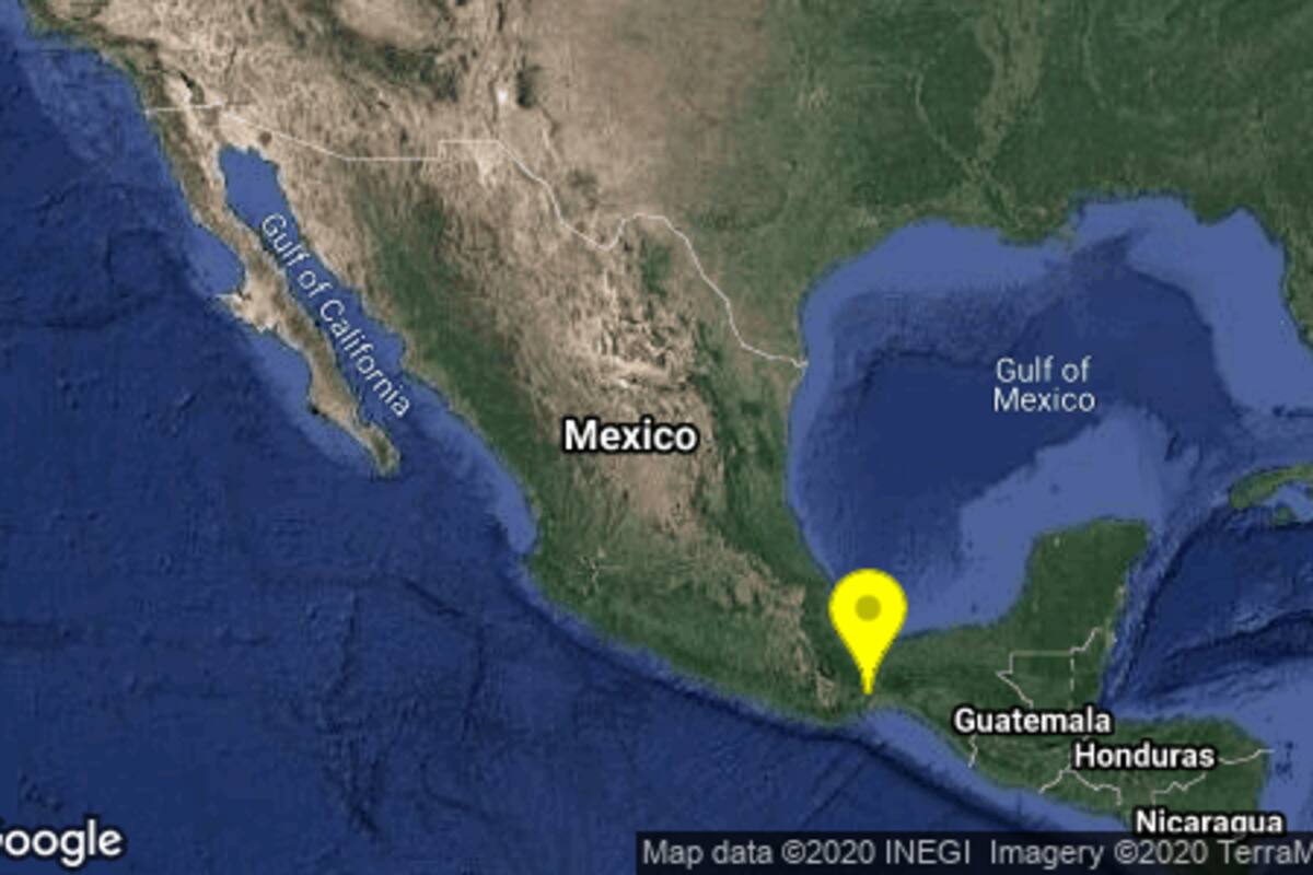 Registran sismo magnitud 5.4 en Oaxaca