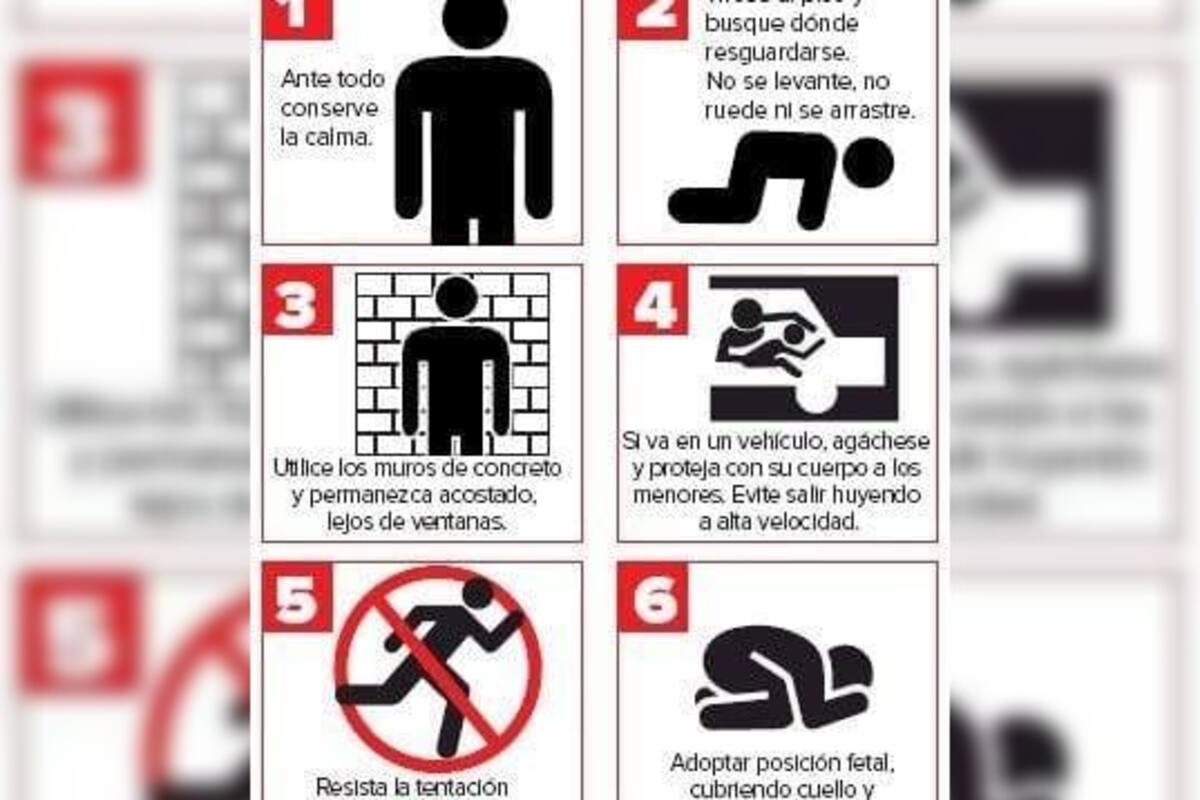 ¿Qué hacer durante una balacera?