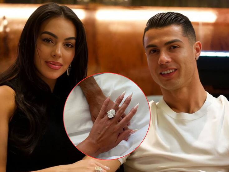 Esto cuesta el gigantesco anillo de compromiso que Georgina Rodríguez recibió por parte de Cristiano Ronaldo