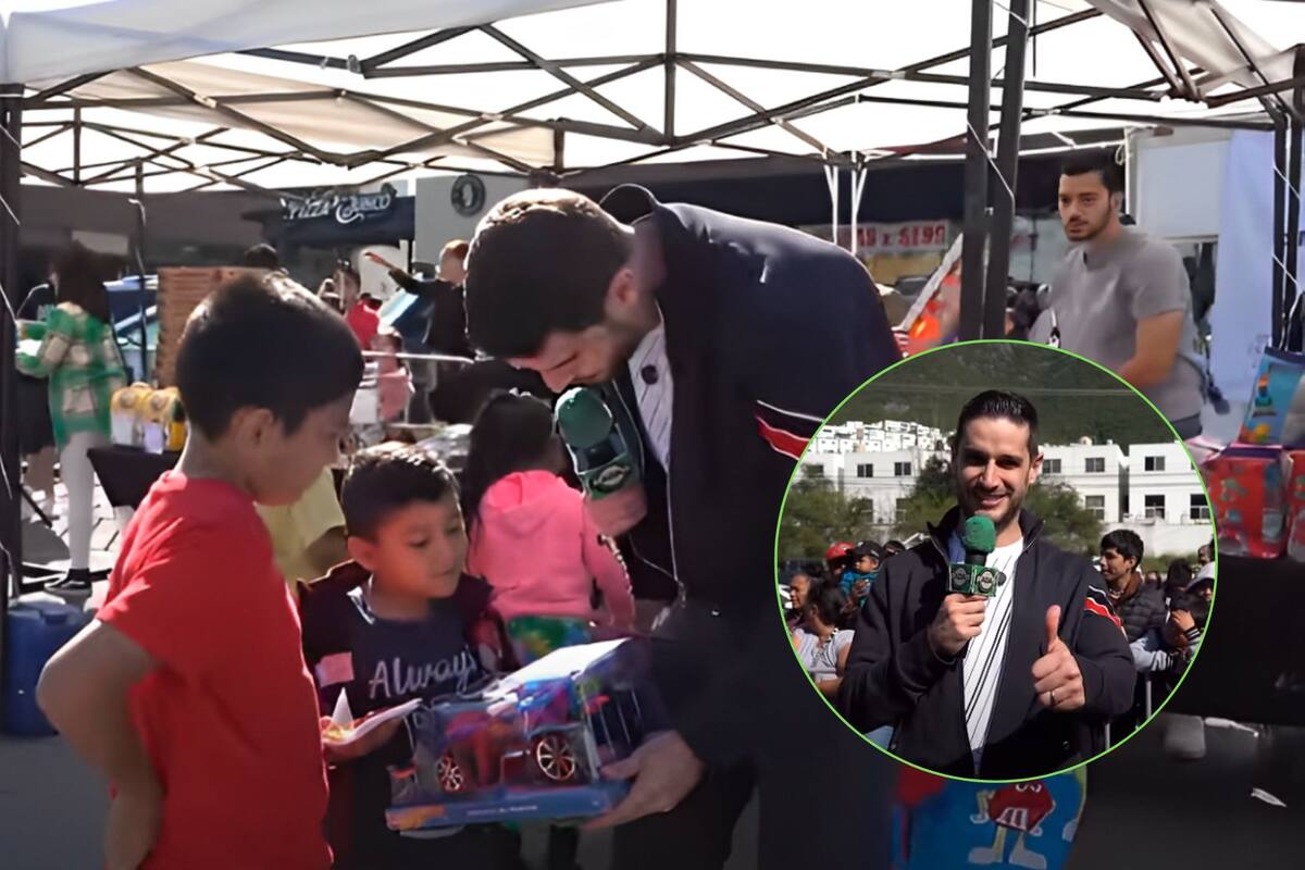 Adrián Marcelo reparte más de 200 mil pesos en juguetes durante evento en Monterrey