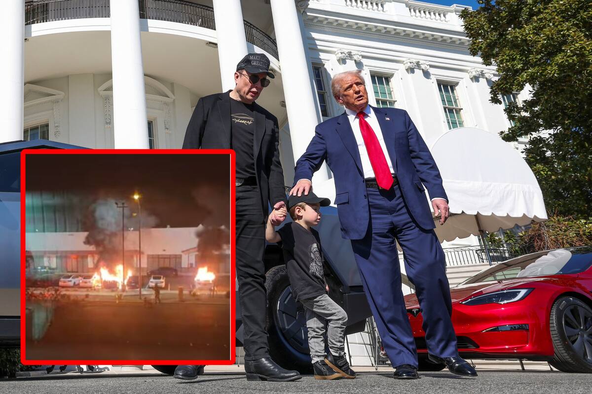 Ataque con cócteles molotov y armas de fuego a vehículos Tesla en Las Vegas