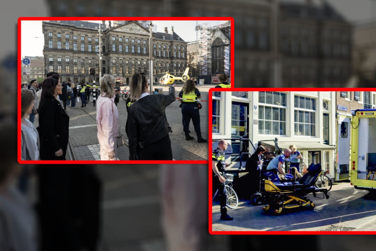 Apuñalamiento en conocida plaza de Ámsterdam deja 5 personas heridas; el presunto sospechoso fue detenido en el lugar