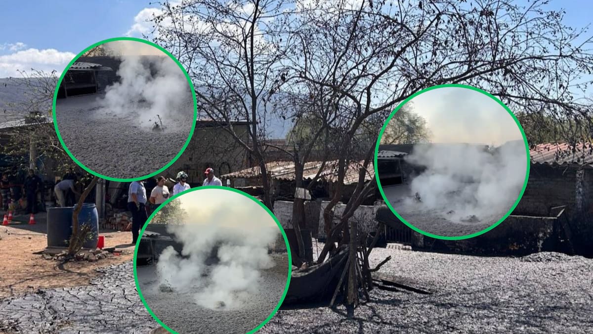 VIDEOS: Aparece un géiser en patio de vivienda en Michoacán; expulsó agua, lodo y vapor en comunidad de Ixtlán de los Hervores