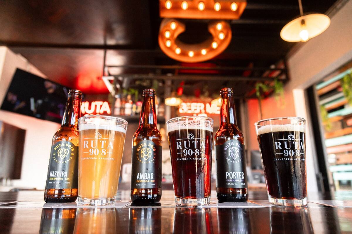 La producción de cerveza artesanal en el Valle de Guadalupe es una alternativa al ya tradicional vino de la región. Foto: Cortesía