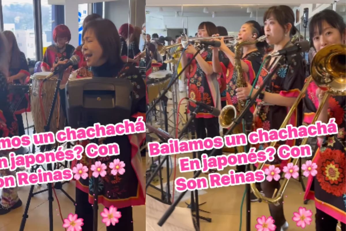 El video viral de la orquesta Son Reinas cantando cha cha chá en japonés cautiva a las redes sociales