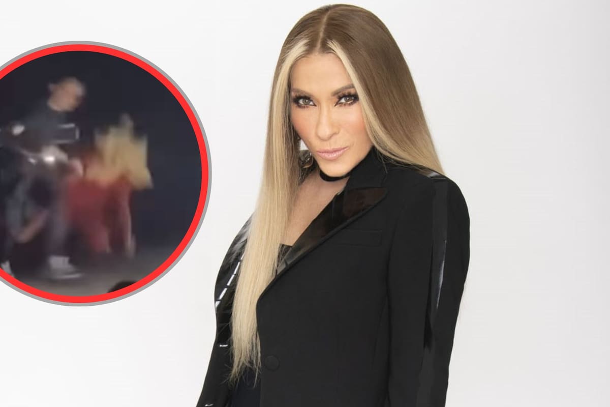 Yuri sufre aparatosa caída durante concierto en Tabasco