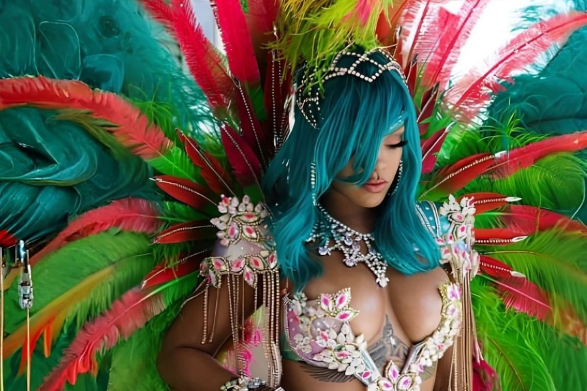 Rihanna deslumbra con sexy traje de carnaval en Barbados: ¿quién lo diseñó?