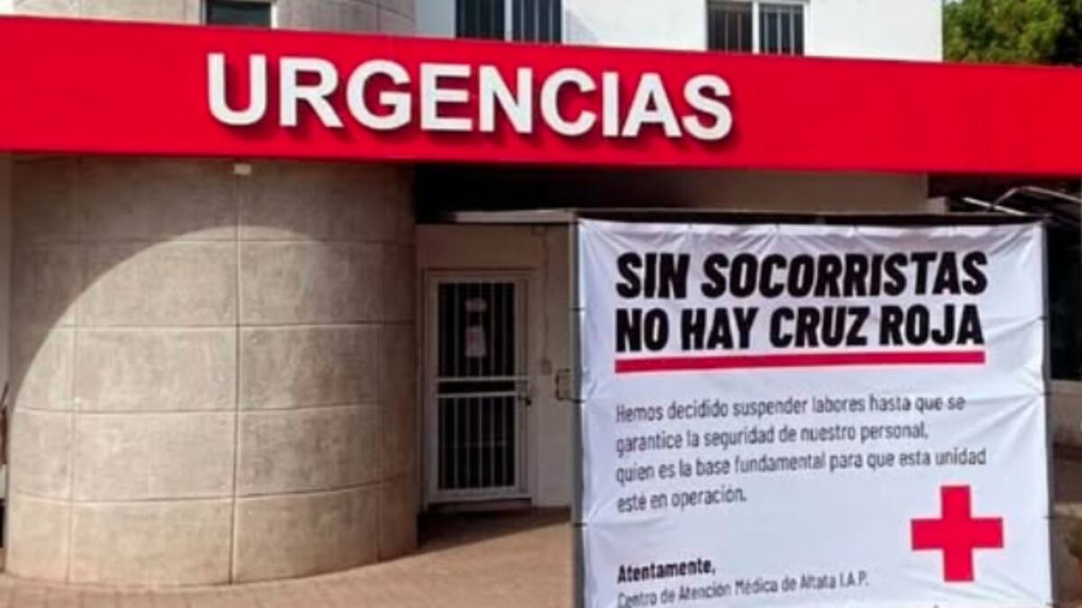 “Sin socorristas, no hay Cruz Roja”: paran labores en Altata Sinaloa tras asesinato de joven paramédico