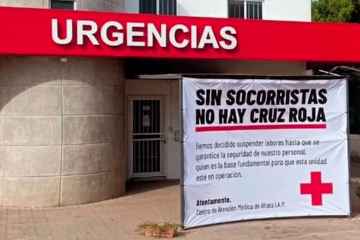 “Sin socorristas, no hay Cruz Roja”: paran labores en Altata Sinaloa tras asesinato de joven paramédico