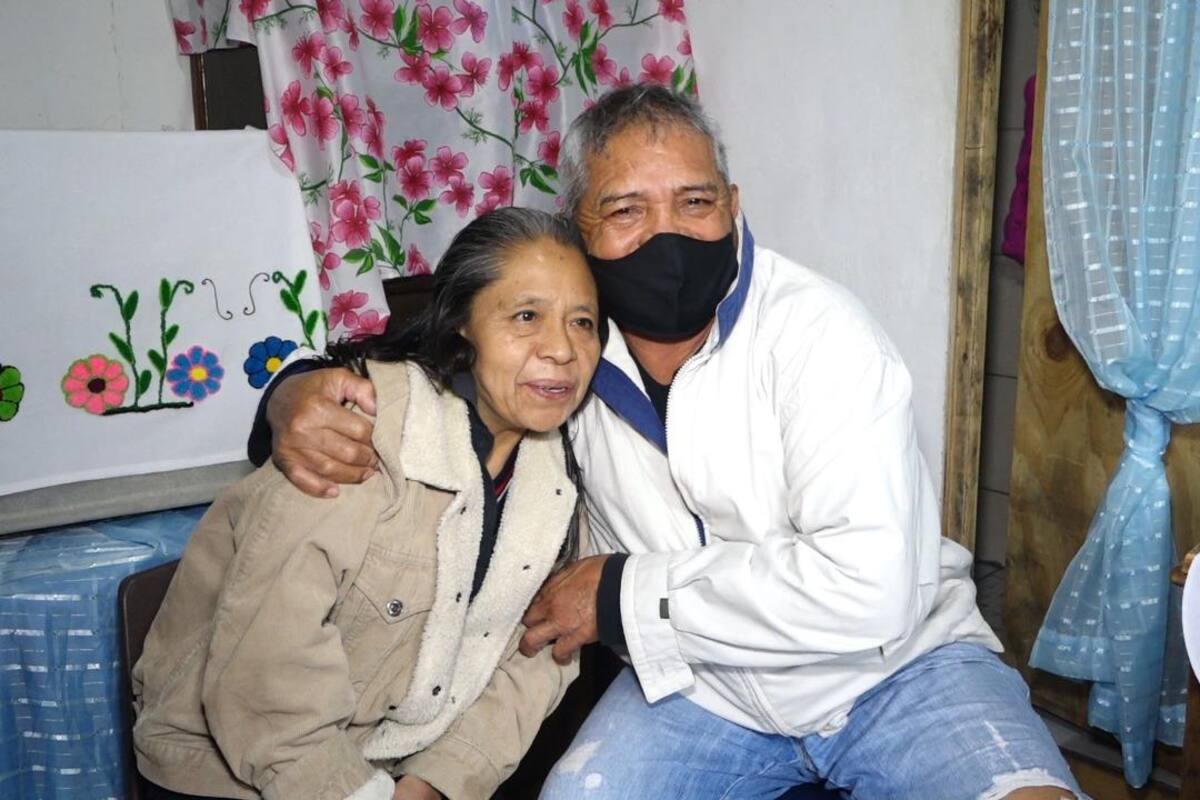 Rufina y Felipe llegaron a Tijuana para rehacer su vida