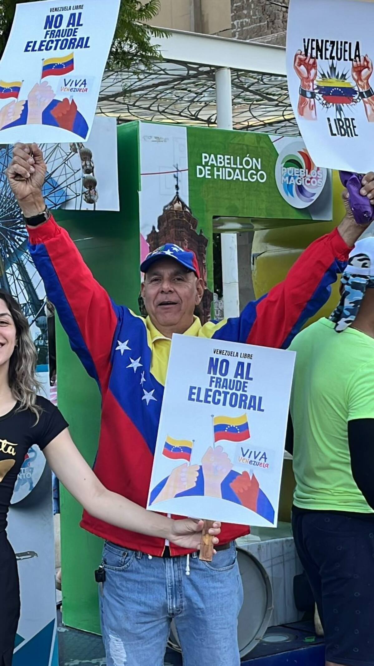 Los venezolanos expresan su rechazo a las elecciones presidenciales. Foto: Cortesía.