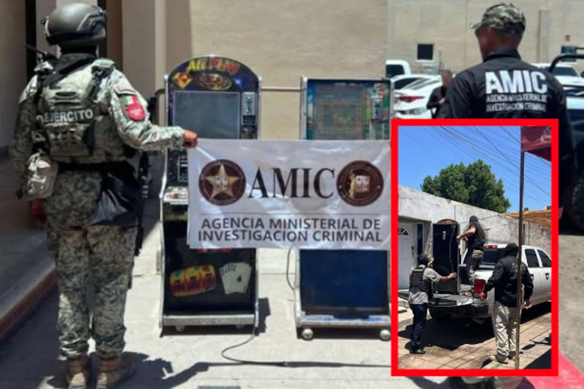 Aseguran máquinas tragamonedas ilegales en Ciudad Obregón