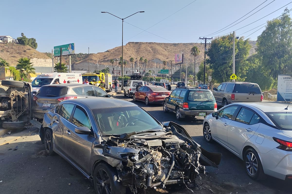 Reportan baja de accidentes vehiculares