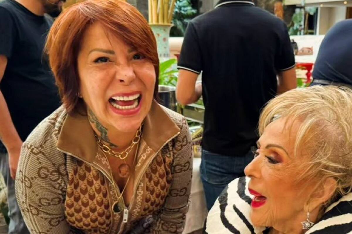 Silvia Pinal reaparece en el cumpleaños de su hija Alejandra Guzmán