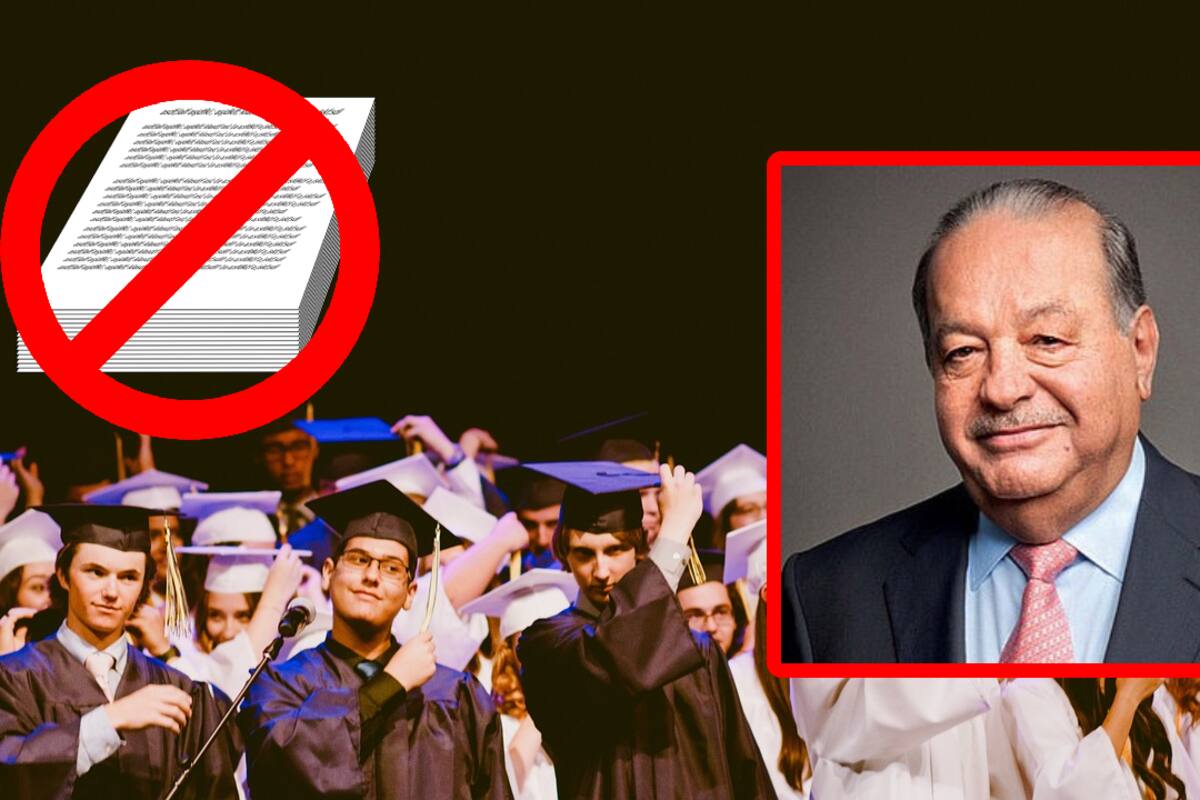 Carlos Slim quiere cambiar de manera profunda la manera de titularse de la universidad