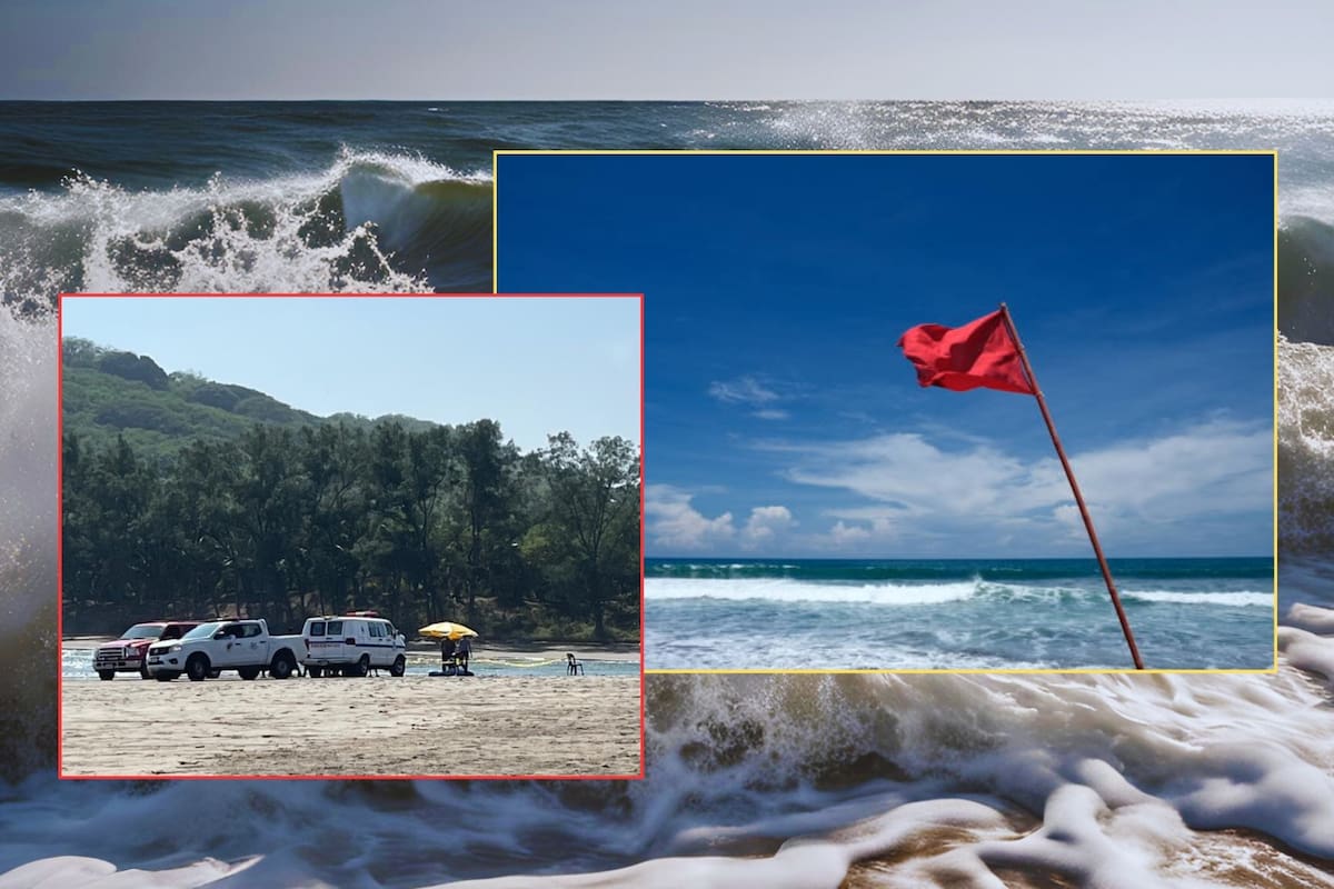 María Guadalupe, de 56 años, fue a vacacionar con su esposo a una playa en Veracruz, pero el mar la arrastró violentamente y no pudo salir con vida