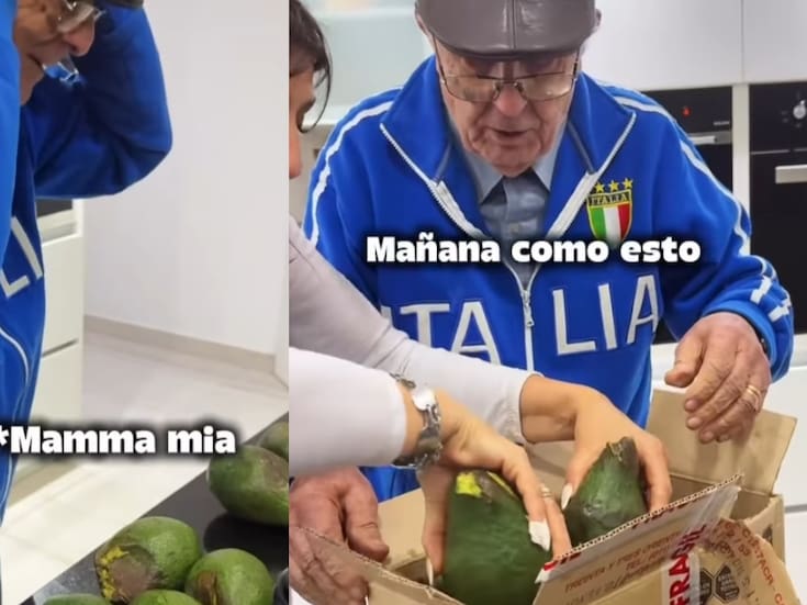 “Mamma mia, ¿todo para mí?”: abuelito se vuelve viral al recibir una caja de aguacates y reaccionar con total felicidad