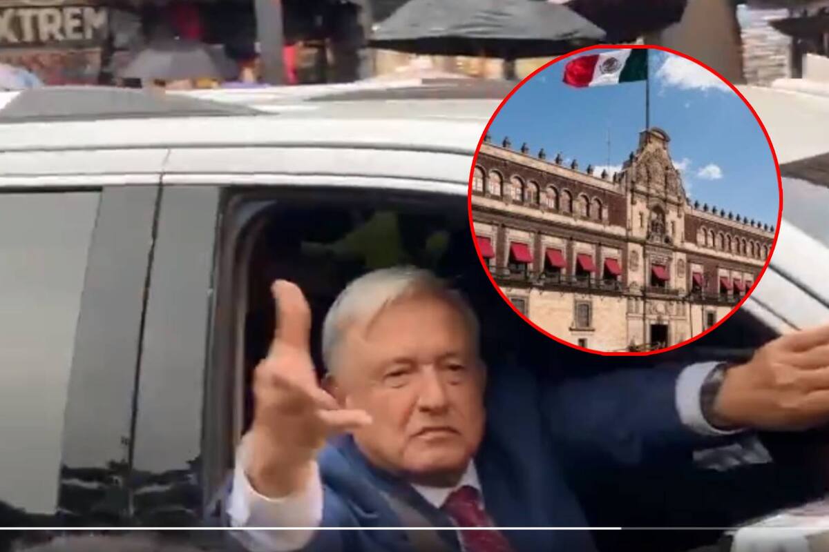 AMLO se va de Palacio Nacional y llega a su casa en Tlalpan