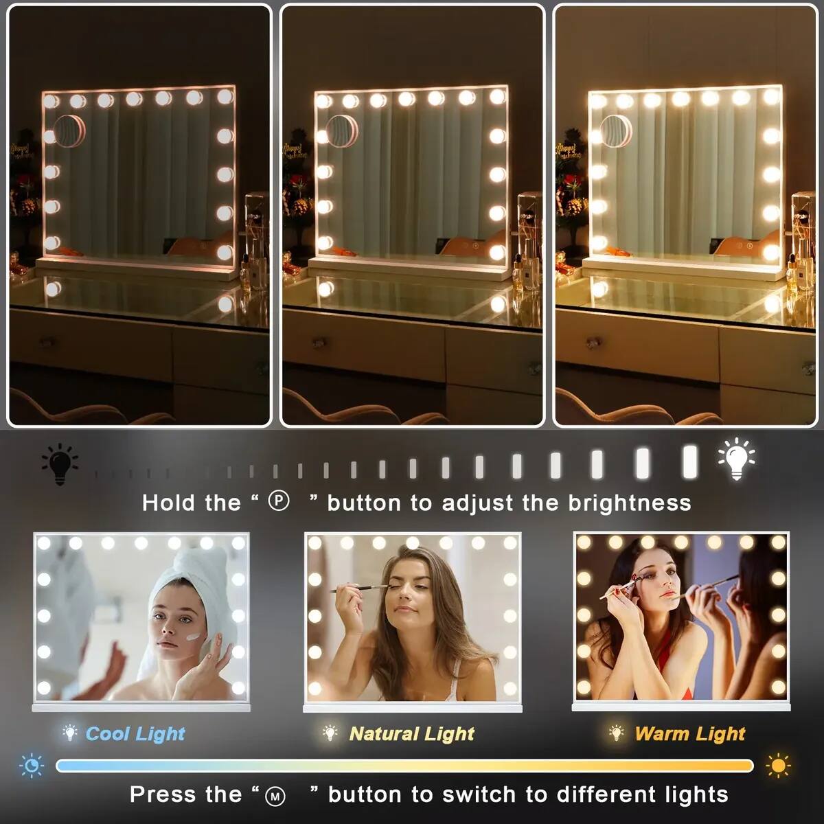 Espejo profesional estilo Hollywood | Mercado Libre
