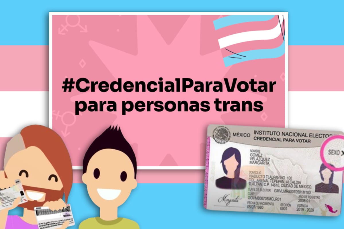 Personas trans pueden solicitar que el campo de sexo de su INE se reconozca la identidad de género