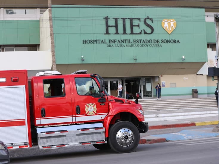 Una manguera dañada provoca fuga de gas en el laboratorio del Hospital Infantil del Estado de Sonora y genera movilización de cuerpos de emergencia; el servicio fue suspendido para prevenir un incidente mayor