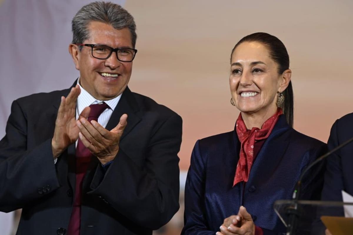 Ricardo Monreal y Claudia Sheinbaum. | Crédito: X @RicardoMonrealA