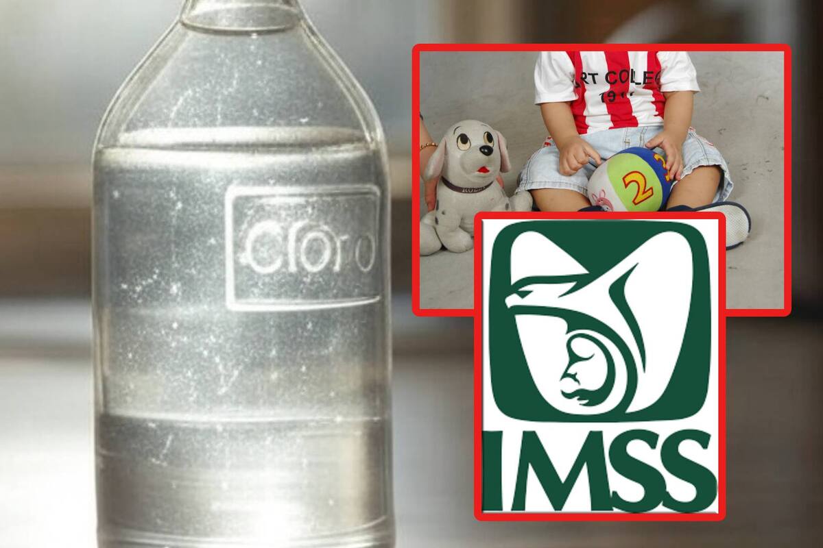 Niño ingiere cloro mientras jugaba y fue trasladado al IMSS en Durango