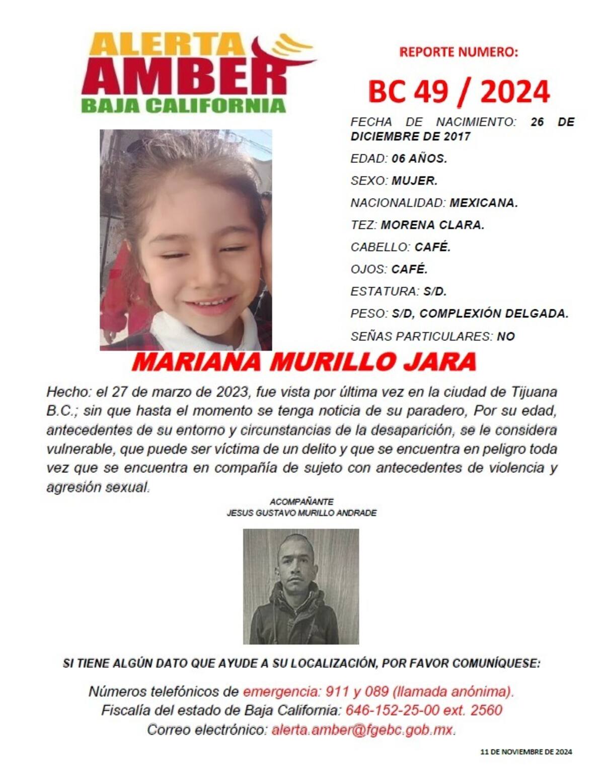 Los desaparecidos fueron vistos por última vez el 23 de marzo del 2023.