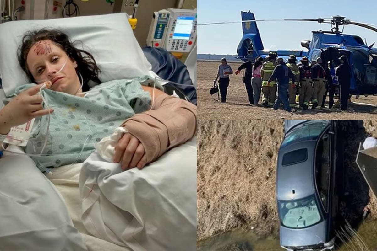 Mujer sobrevive 6 días atrapada en su auto bebiendo agua de un arroyo