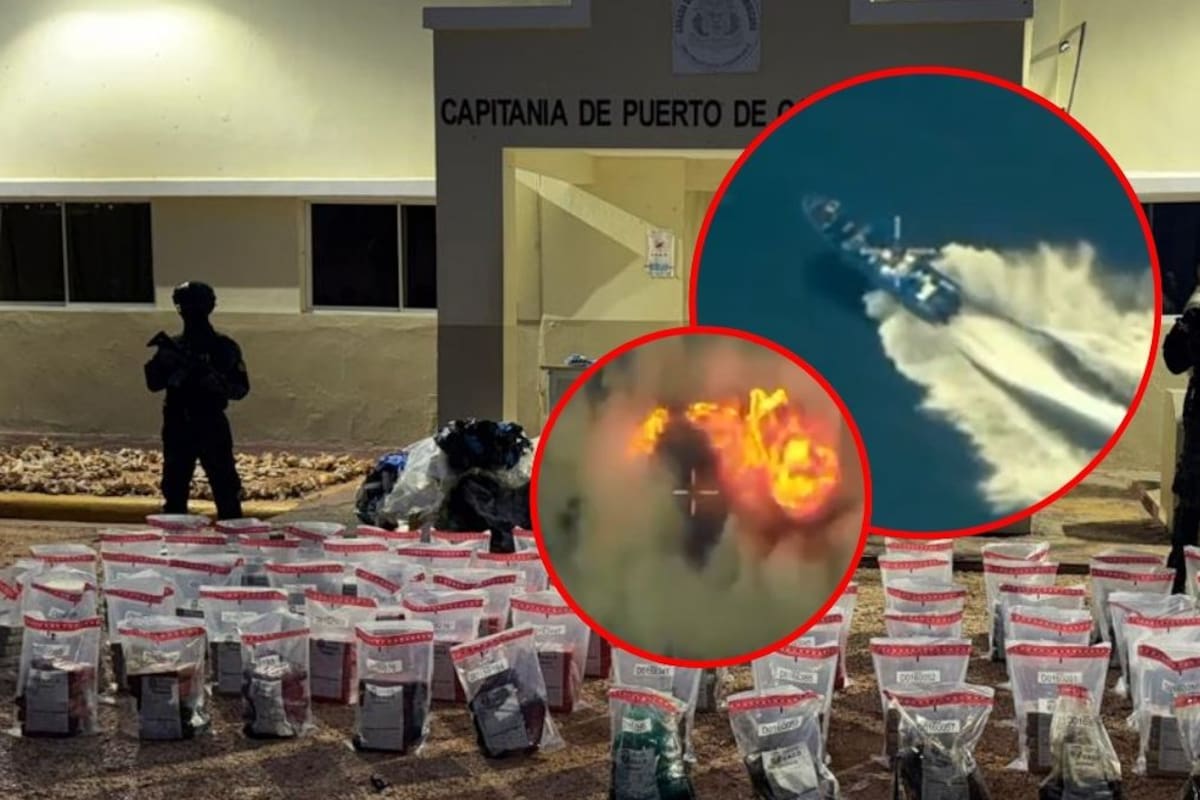 Estados Unidos bombardea embarcación con presunta cocaína en el Caribe, destruye lancha y deja tres muertos frente a República Dominicana