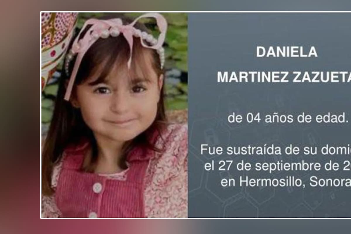 Activan Alerta Amber en Sonora por Daniela, niña de 4 años sustraída de su hogar en Hermosilo